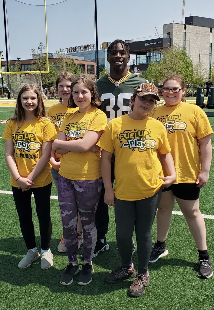 Fuel Up to Play 60 Team at Lambeau Field